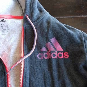 Comfy womens adidas zip up hoodie